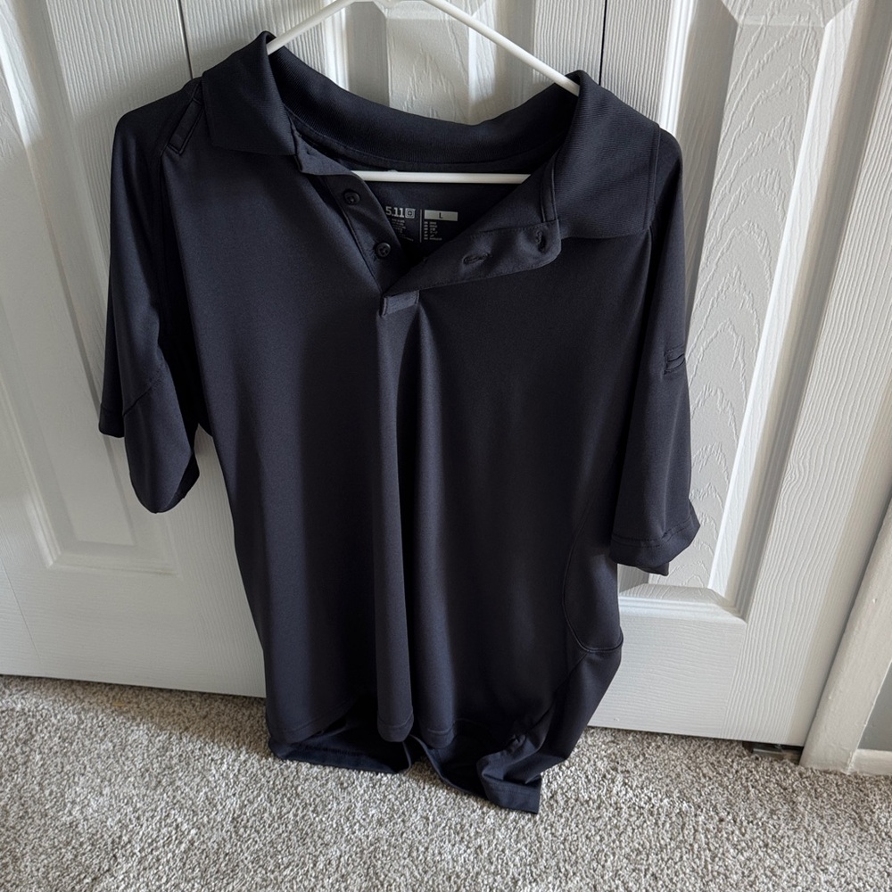 5.11 Tactical Men's charcoal Polo Shirt